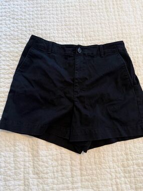 LOFT Black Twill Shorts size 12